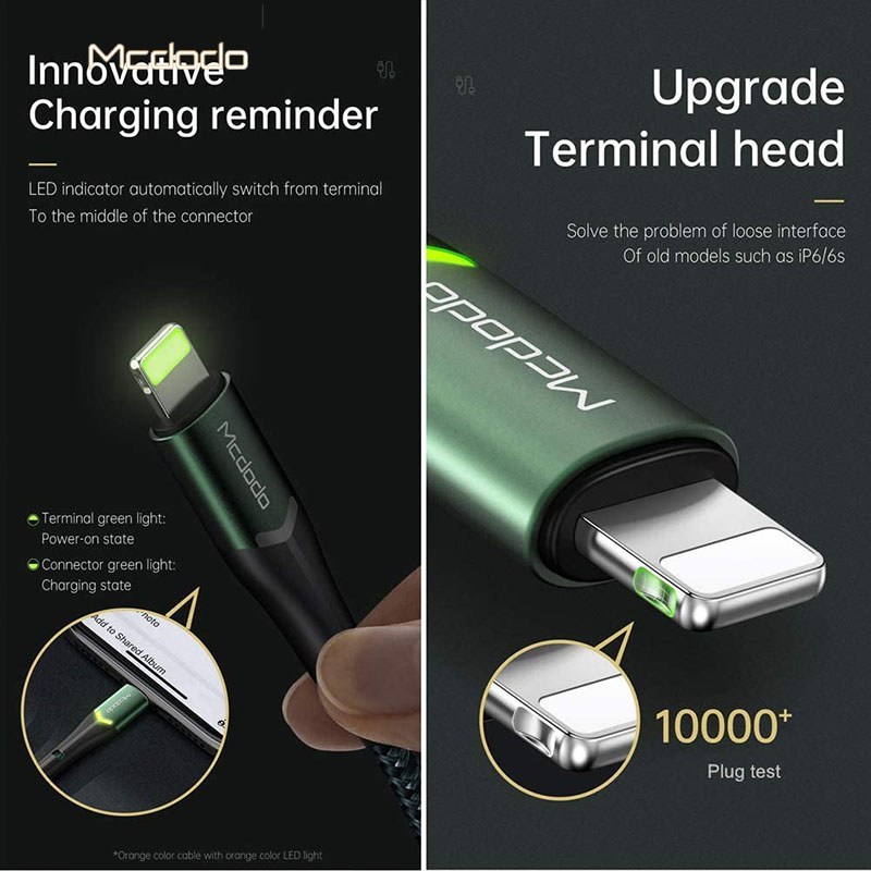 کابل تبدیل USB به لایتنینگ مک دودو طول 1.8 متر مدل CA-7843