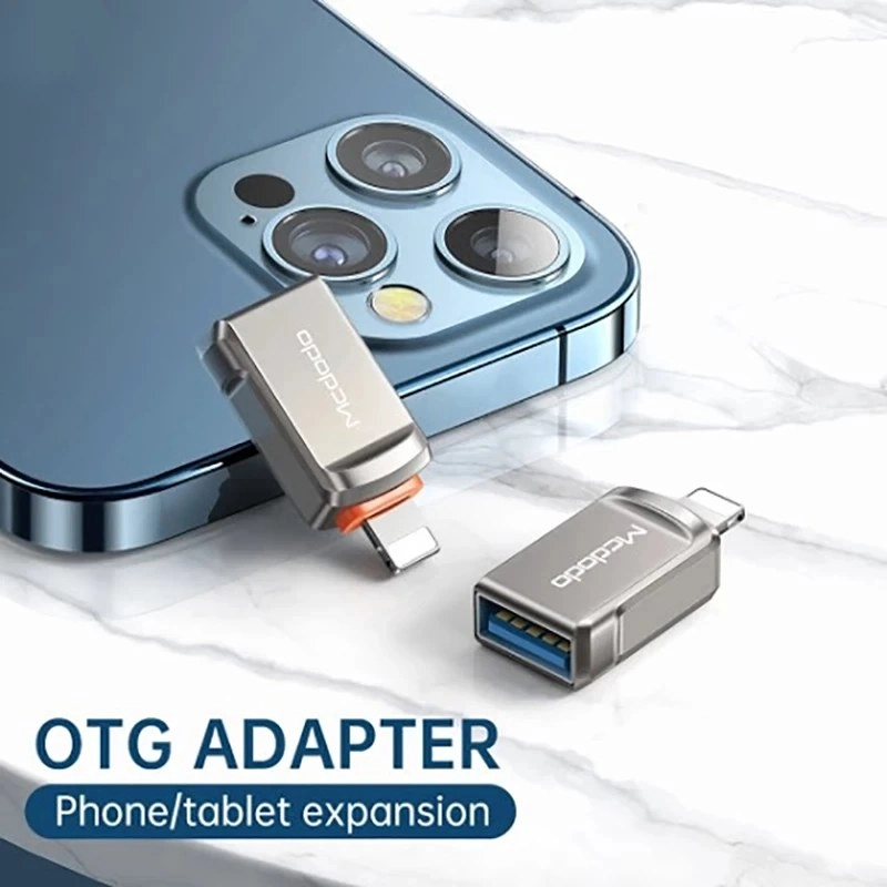 تبدیل  OT-8600 OTG تبدیل USB به لایتنینگ (آیفونی)  مک دودو