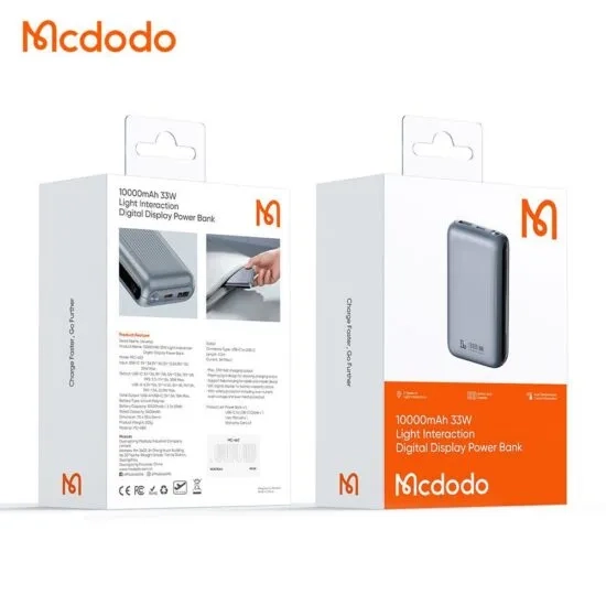 پاوربانک مک دودو مدل MCDODO MC-4530 ظرفیت 10000 33 وات