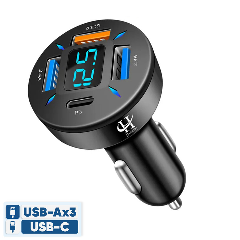 شارژر فندکی هارمن مدل PD4QC3