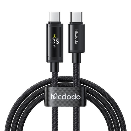 کابل USB-C مک دودو مدل Dual LED Displays 100W طول 1.2 متر