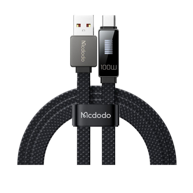کابل تبدیل USB به USB-C مك دودو مدل LED Ryhthm طول 1,2 متر