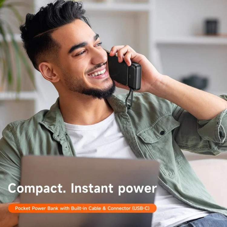 پاوربانک مک دودو مدل MC-7800 ظرفیت 5000 میلیآمپر ساعت به همراه کابل تبدیل USB-C