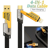 کابل تبدیل USB / USB-C به لایتنینگ / USB-C مدل NOHON 4IN1 FAST طول 1.2 متر