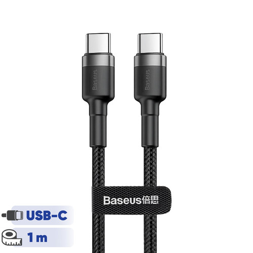 کابل USB-C باسئوس مدل Cafule PD2.0 طول 1 متر