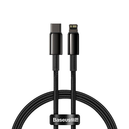کابل تبدیل USB-C به لایتنینگ باسئوس مدل CATLWJ-01 20W طول 1متر
