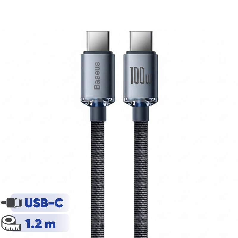 کابل تبدیل USB-C باسئوس مدل CAJY000601 طول 1.2 متر