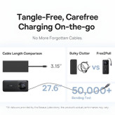 پاوربانک بیسوس مدل Free2Pull 65W ظرفیت 20000 میلی آمپر ساعت به همراه کابل USB-C