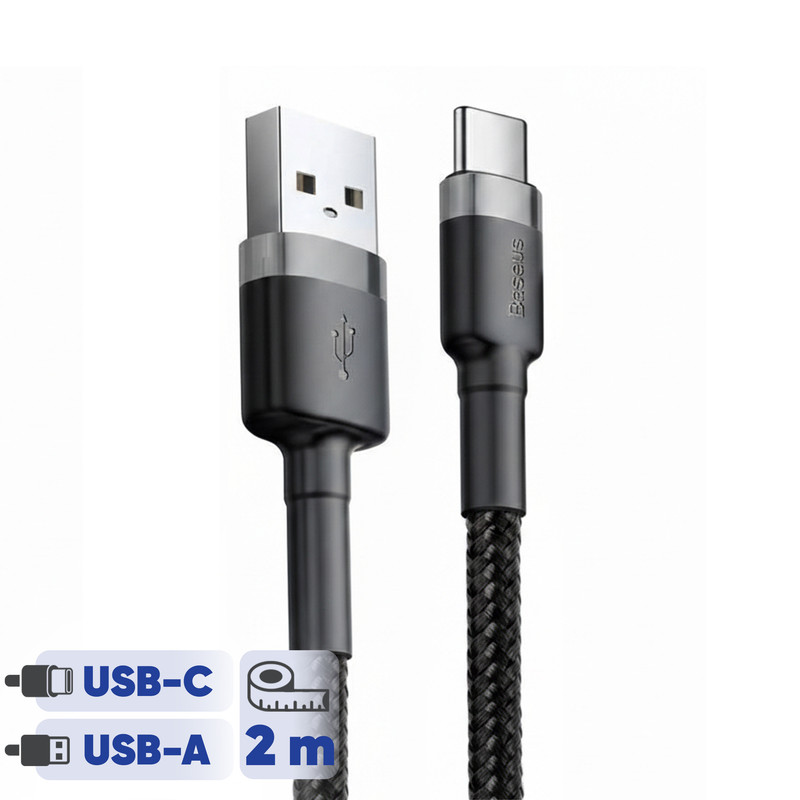 کابل تبدیل USB به USB-C باسئوس  مدل CATKLF-CG1 Cafule طول 2 متر