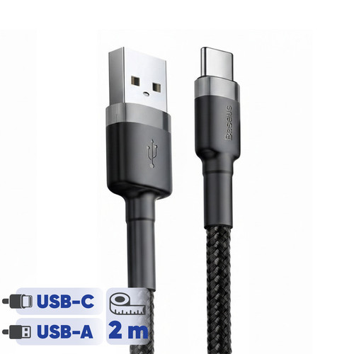 کابل تبدیل USB به USB-C باسئوس مدل CATKLF-CG1 Cafule طول 2 متر