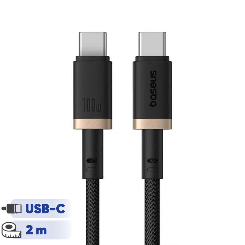 کابل USB-C بیسوس مدل Dura Series 100W طول 2 متر