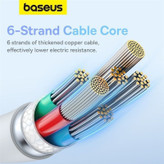 کابل USB-C بیسوس مدل Pudding Series P10355702221-B2 طول 2 متر