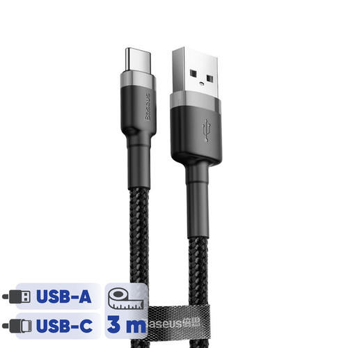 کابل تبدیل USB به USB-C باسئوس مدل CATKLF-UG1 Cafule طول 3 متر