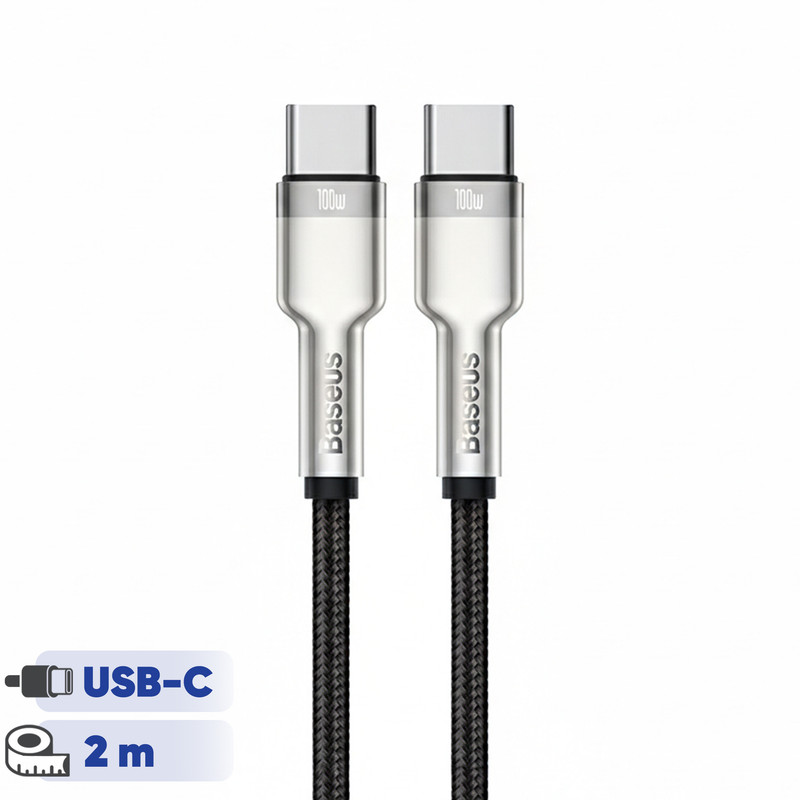 کابل تبدیل USB Type C به USB Type C باسئوس مدل CATJK طول 2 متر