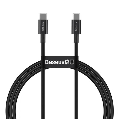 کابل USB-C به USB-C باسئوس مدل Superior-100W طول 1 متر