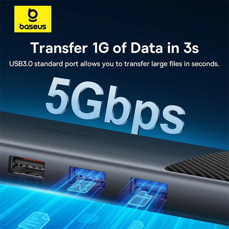 هاب 11 پورت USB-C بیسوس مدل BS-OH098