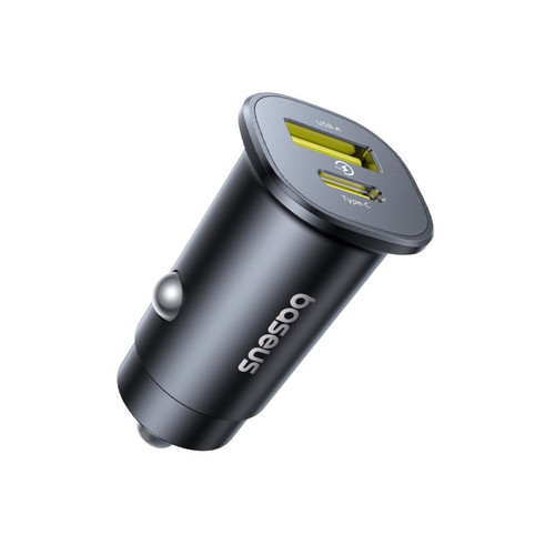 شارژر فندکی 30 وات 2 پورت بیسوس مدل GoTrip BS-C15C1