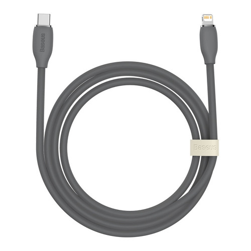 کابل تبدیل لایتنینگ به USB-C باسئوس مدل Jelly Liquid Silica Gel طول 1.2 متر