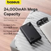 پاوربانک بیسوس مدل Adaman 140W ظرفیت 24000 میلی آمپر ساعت