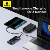 پاوربانک بیسوس مدل Adaman 140W ظرفیت 24000 میلی آمپر ساعت