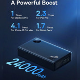 پاوربانک بیسوس مدل Adaman 140W ظرفیت 24000 میلی آمپر ساعت