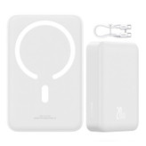 پاوربانک بیسوس مدل MAGNETIC MINI 20W ظرفیت 20000 میلی آمپر ساعت