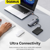 هاب 11 پورت USB-C بیسوس مدل BS-OH147