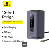 هاب 10 پورت USB-C بیسوس مدل B-Spectmate-10