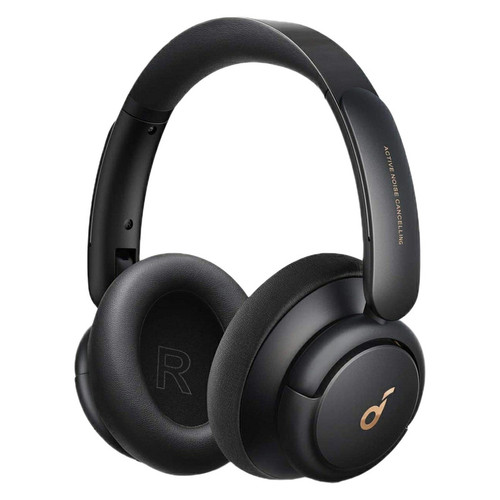 هدفون بلوتوثی انکر مدل SoundCore Life Q30 با نویز کنسلینگ فعال (ANC)، درگاه شارژ USB Type-C، دارای میکروفون دوگانه با حذف نویز، مجهز به فناوری Hi-Res Audio، دارای حالت Transparency برای شنیدن صدای محیط