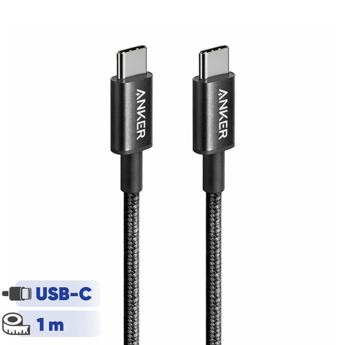 کابل تبدیل USB-C به USB-C انکر مدل Nylon A8752 طول یک متر