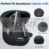 کاور مسیر مدل Silicon Cover مناسب برای هدفون بی سیم انکر Liberty 4 NC