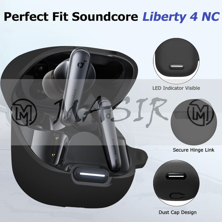 کاور مسیر مدل Silicon Cover مناسب برای هدفون بی سیم انکر Liberty 4 NC