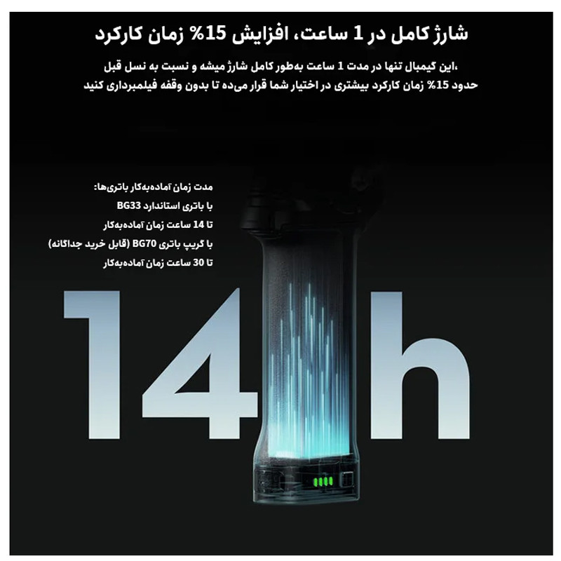 گیمبال دی جی آی مدل RS5 Combo فاقد هد