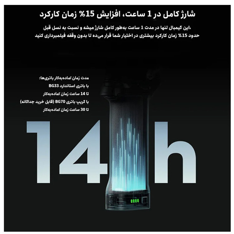 گیمبال دی جی آی مدل RS5 Combo فاقد هد