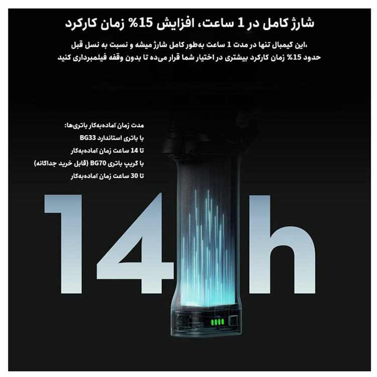 گیمبال دی جی آی مدل RS5 پن هد