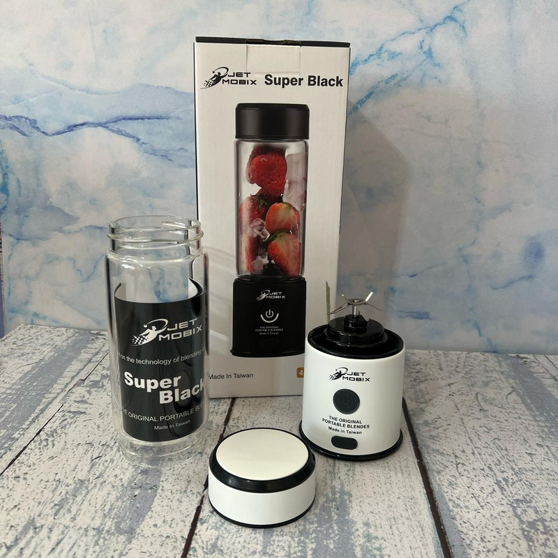 شیکر شارژی جت موبیکس مدل SuperBlack گنجایش 0.45 لیتر