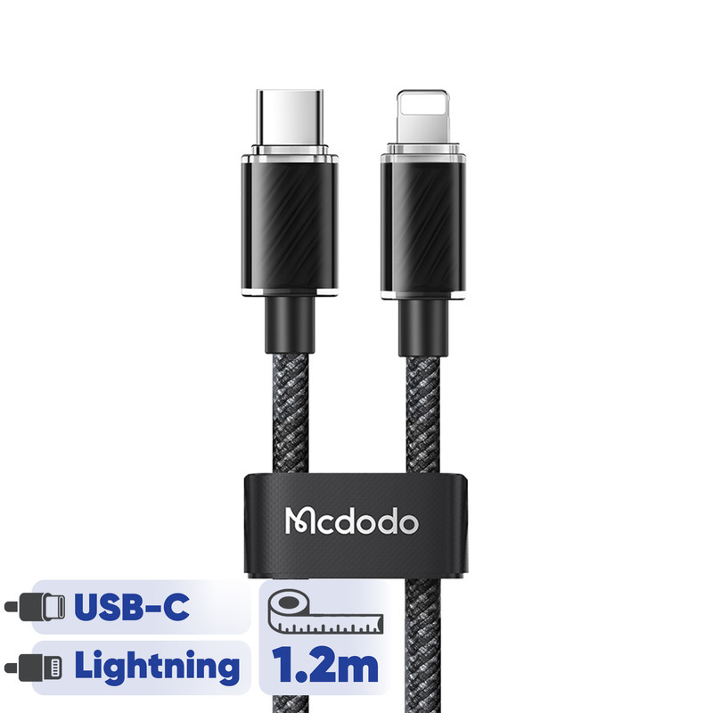 کابل تبدیل USB-C به لایتنینگ مک دودو مدل CA-366 طول 1.2 متر