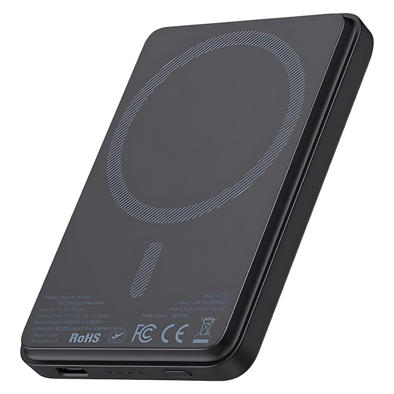 پاوربانک مک دود مدل MC-3951 15W ظرفیت 5000 میلی آمپر ساعت