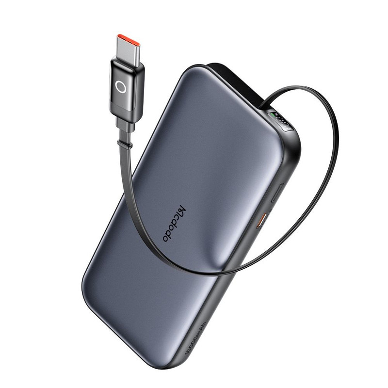 پاوربانک 45 وات مک دودو مدل MC-592 ظرفیت 10000 میلی‌آمپرساعت به همراه یک عدد کابل USB-C