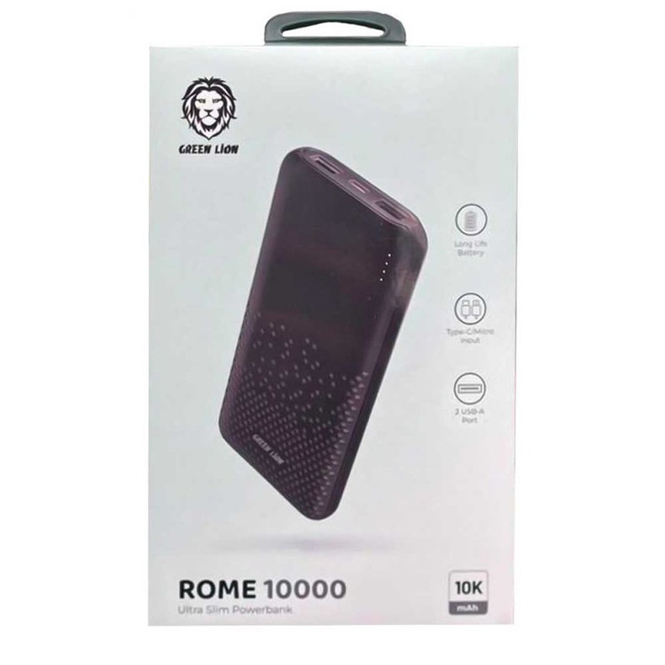 پاوربانک گرین لاین مدل Rome ظرفیت 100000میلیآمپر ساعت